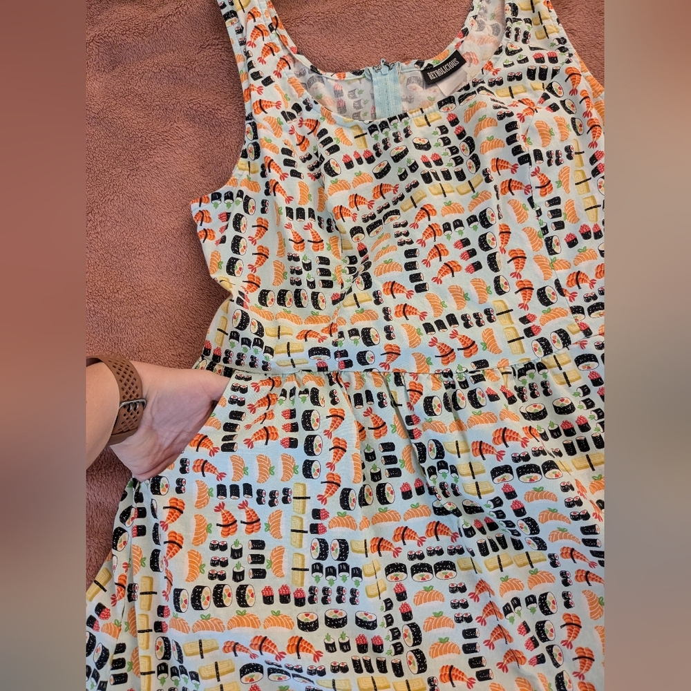 sushi rockabilly dress - Picture 5 of 7